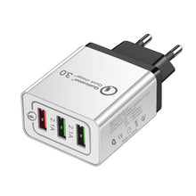 Load image into Gallery viewer, 18 W USB Quick charge 3.0 5V 3A for Iphone 7 8 EU US Plug Mobile Phone Fast charger charging