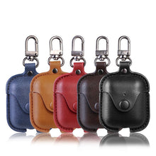 Load image into Gallery viewer, Headphone Case For Airpods Leather Case Luxury Genuine Cover For Apple AirPods 2 Case Air pods Earpods Accessories Earphone Bags