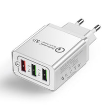 Load image into Gallery viewer, 18 W USB Quick charge 3.0 5V 3A for Iphone 7 8 EU US Plug Mobile Phone Fast charger charging