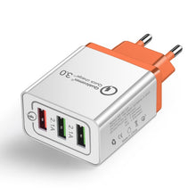 Load image into Gallery viewer, 18 W USB Quick charge 3.0 5V 3A for Iphone 7 8 EU US Plug Mobile Phone Fast charger charging