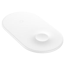 Load image into Gallery viewer, Baseus 2 in 1 Wireless Charger Pad For Apple Watch iPhone X Xs Max XR Desktop Fast Wireless Charging Charger Born for Apple Fans