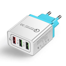 Load image into Gallery viewer, 18 W USB Quick charge 3.0 5V 3A for Iphone 7 8 EU US Plug Mobile Phone Fast charger charging