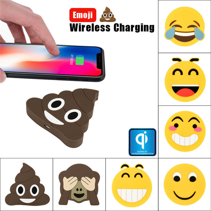 Phone Chargers QI Wireless Charging Station Emoji