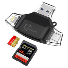 Load image into Gallery viewer, Ingelon Type C Micro SD Card Reader tipo C OTG USB C RS MMC Flash Memory idragon For iPhone iPad MacBook Adapter xqd SD Reader