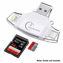 Load image into Gallery viewer, Ingelon Type C Micro SD Card Reader tipo C OTG USB C RS MMC Flash Memory idragon For iPhone iPad MacBook Adapter xqd SD Reader